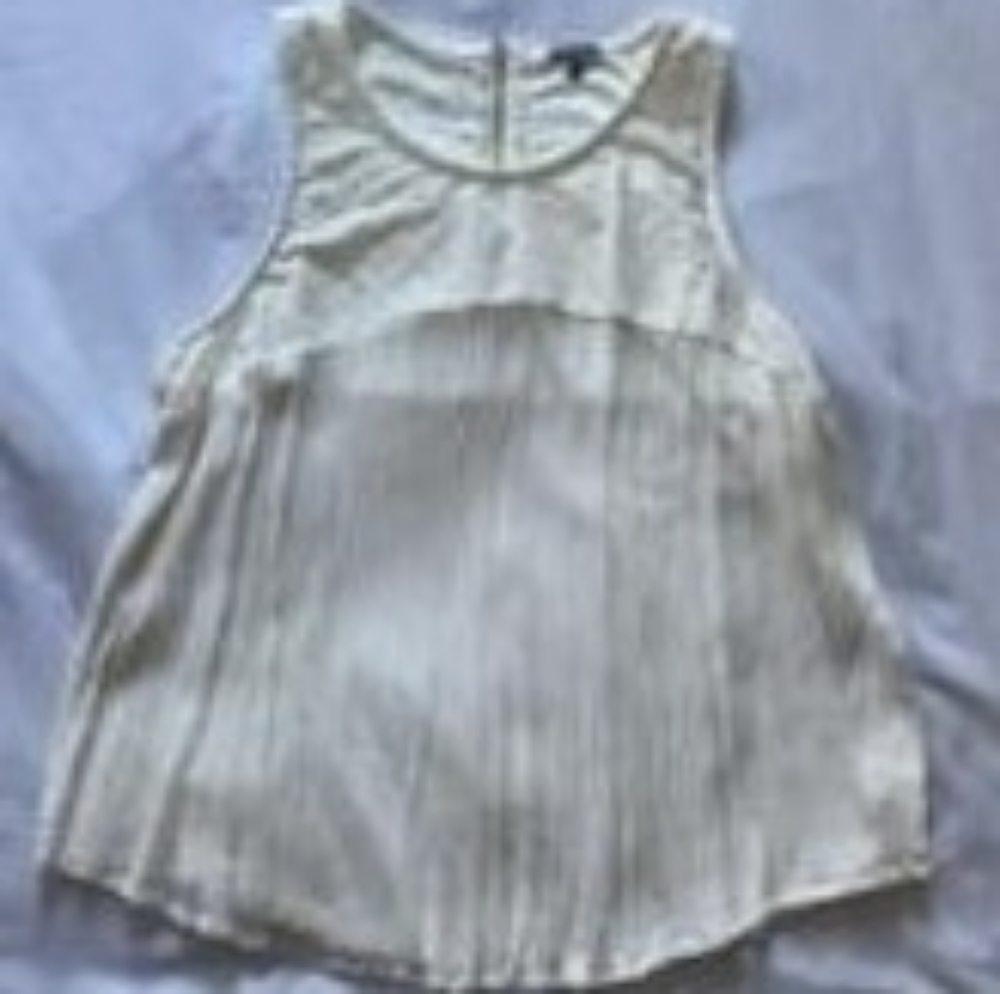 Sleeveless Gauze Shirt